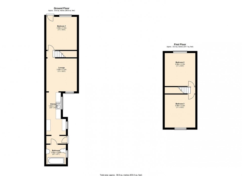 Floorplan for Leopold Road, Leicester